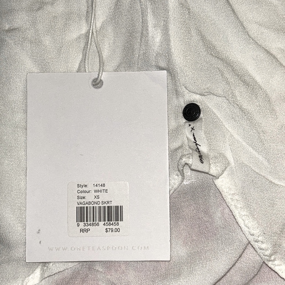 NWT ONE by ONE TEASPOON Vagabond Skirt in white size XS - Picture 9 of 13